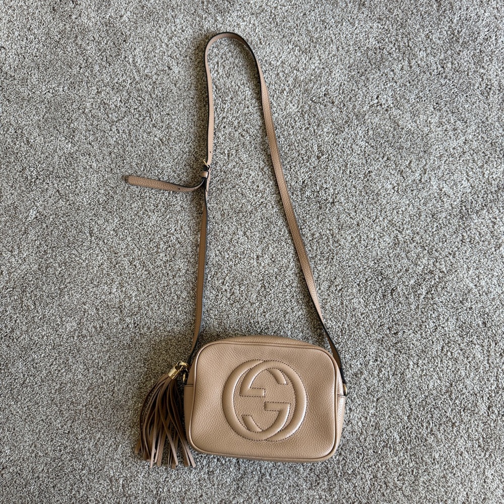 Gucci Tan Disco Bag